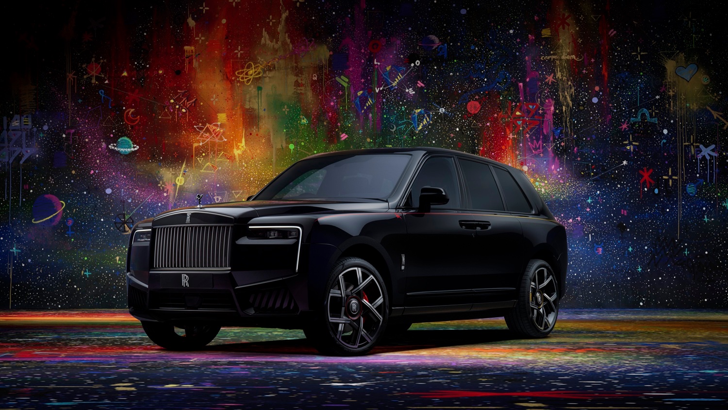 Kongoverse on Wheels: Cyril Kongo İmzalı Black Badge Cullinan ile Sanatın Yeni Tuvali