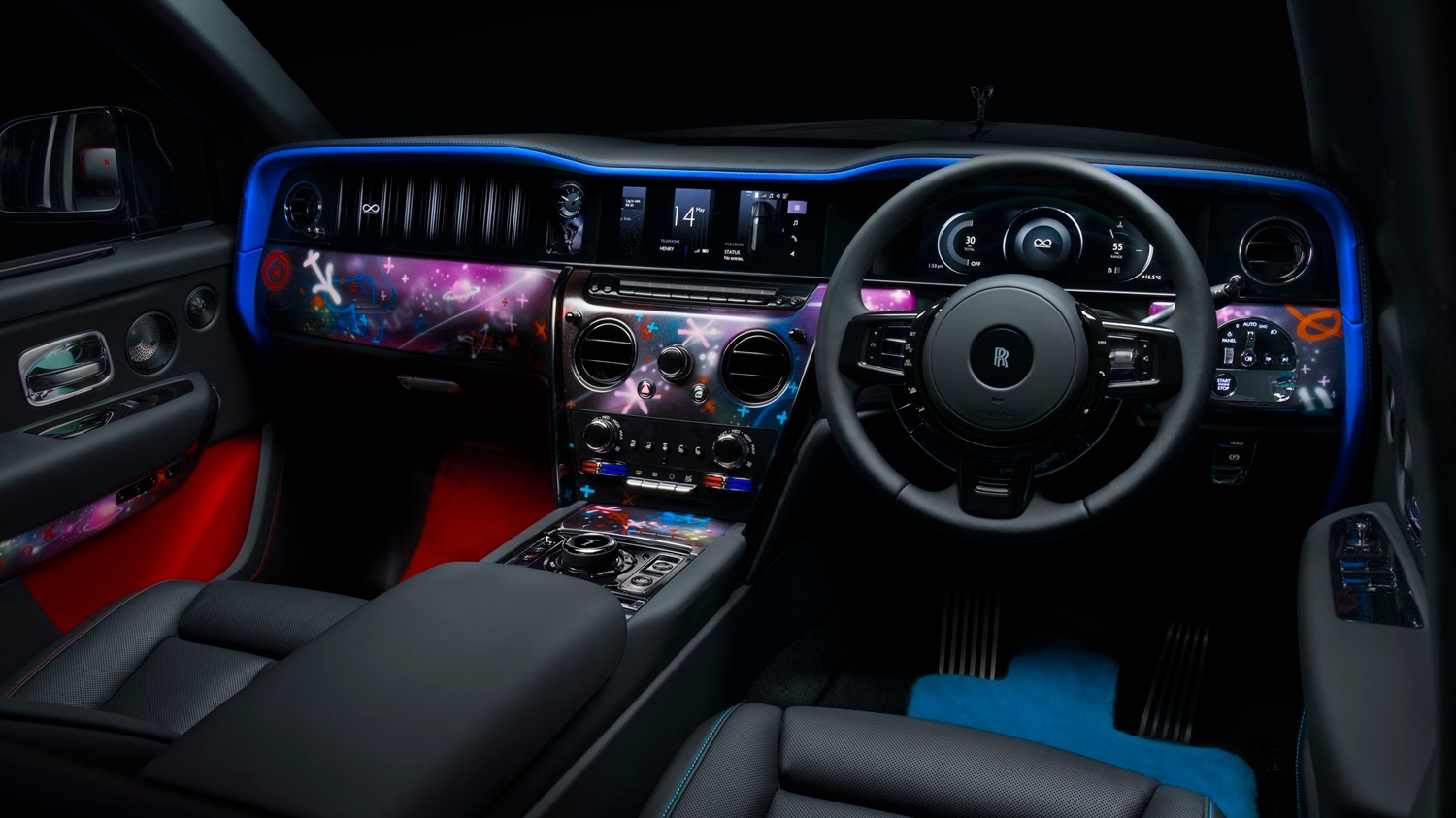 Kongoverse on Wheels: Cyril Kongo İmzalı Black Badge Cullinan ile Sanatın Yeni Tuvali